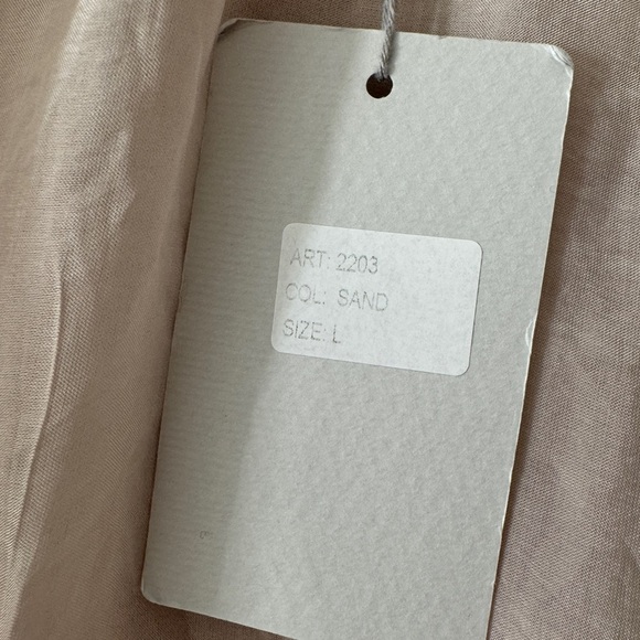 Elena Baldi NWT Silk Blend Made In Italy Double Layer Top - Picture 4 of 6